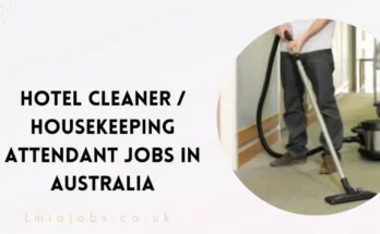 Hotel Cleaner/ Housekeeping Attendant Jobs in Australia