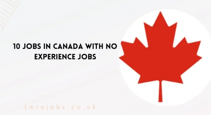 Jobs in Canada With No Experience Jobs