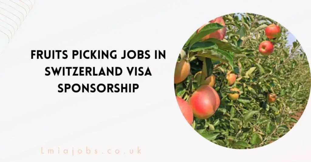 Fruits Picking Jobs in Switzerland