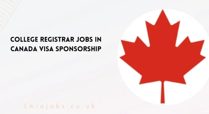 College Registrar Jobs in Canada