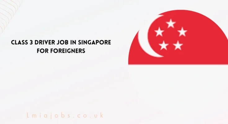 Class 3 Driver Job In Singapore