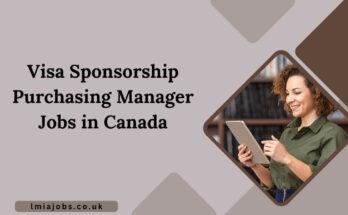 Visa Sponsorship Purchasing Manager Jobs in Canada