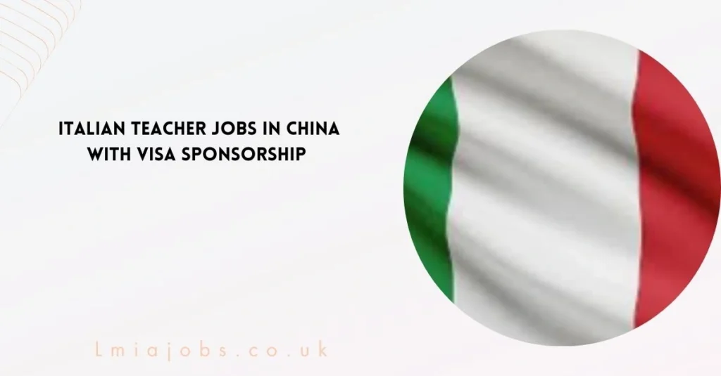 Italian Teacher Jobs in China