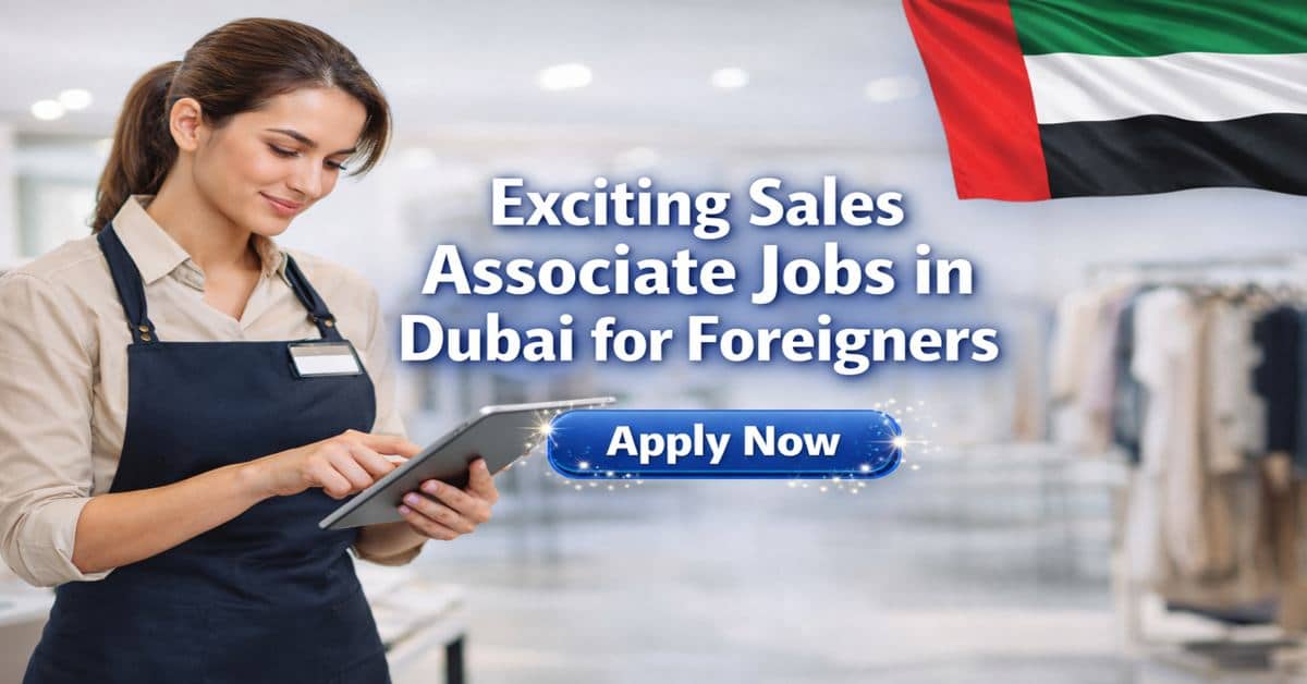 Exciting Sales Associate Jobs in Dubai for Foreigners