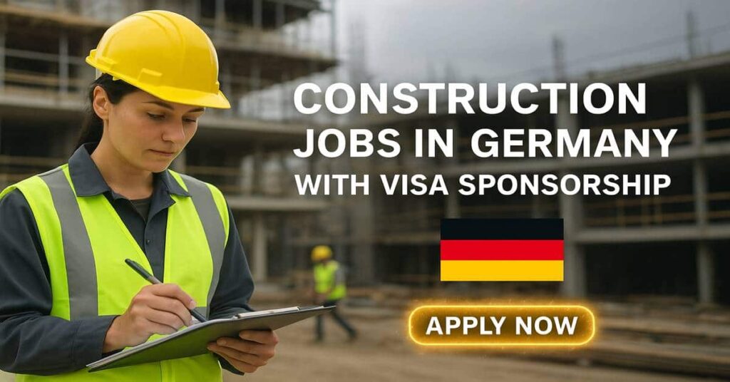 Construction Jobs in Germany with Visa Sponsorship