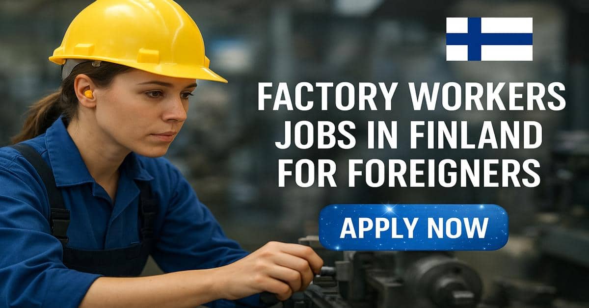 Factory Workers Jobs in Finland for Foreigners