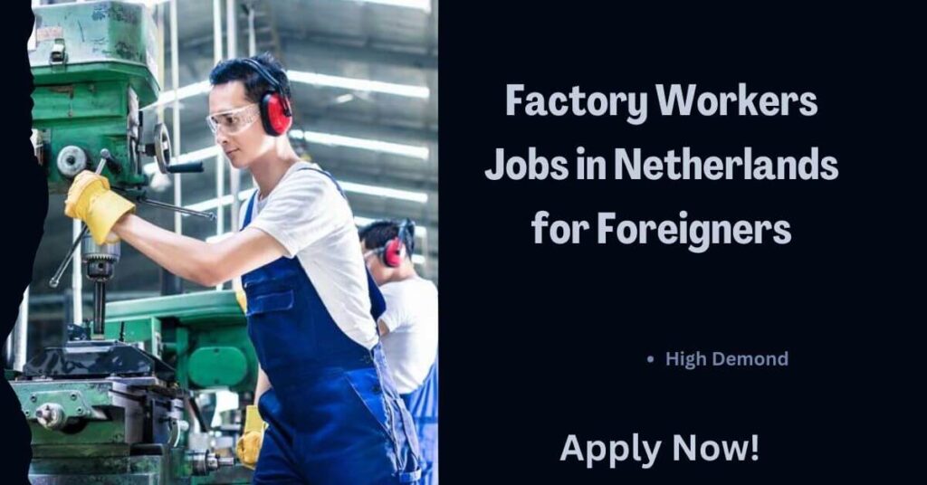 Factory Workers Jobs in Netherlands for Foreigners