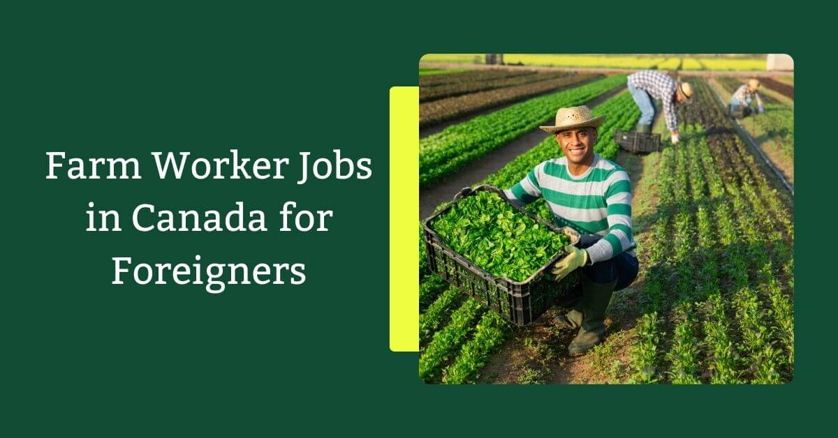 Farm Worker Jobs in Canada for Foreigners