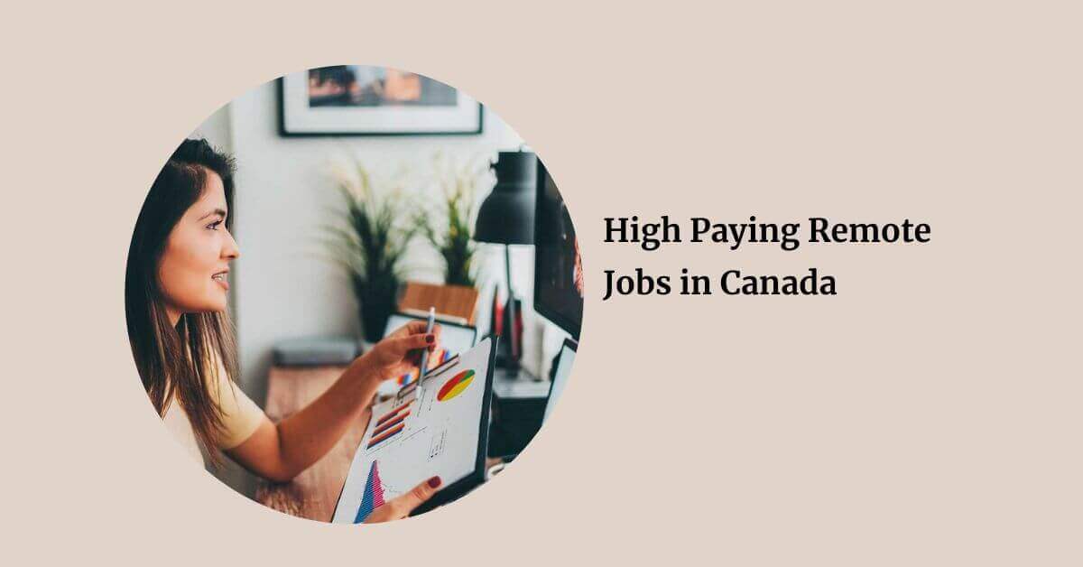 High Paying Remote Jobs in Canada