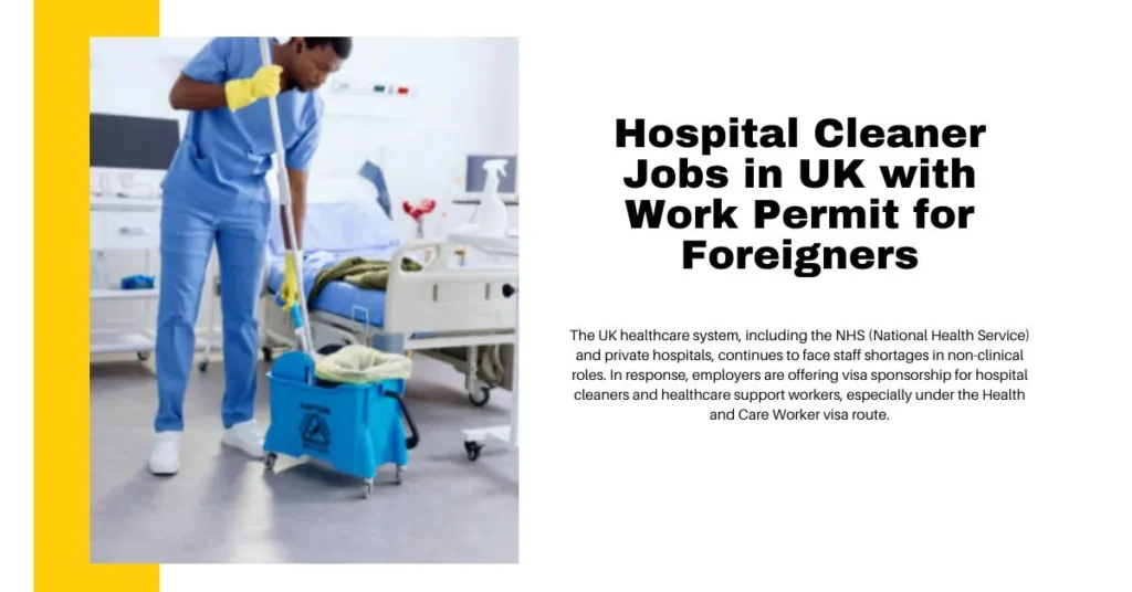 Hospital Cleaner Jobs in UK