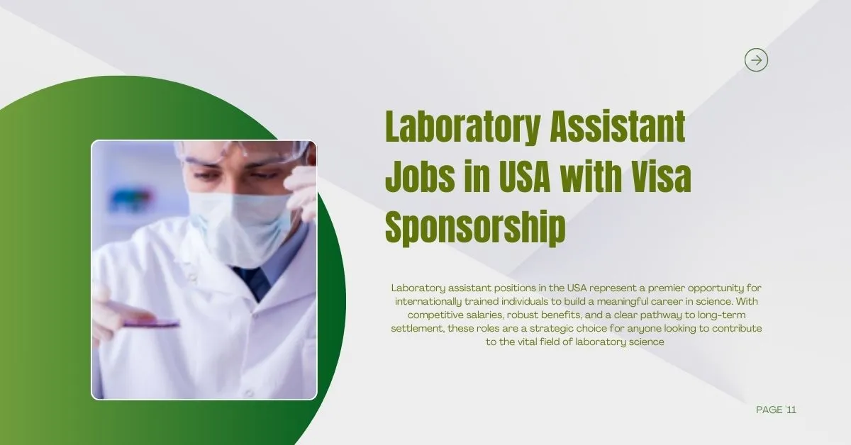 Laboratory Assistant Jobs in USA