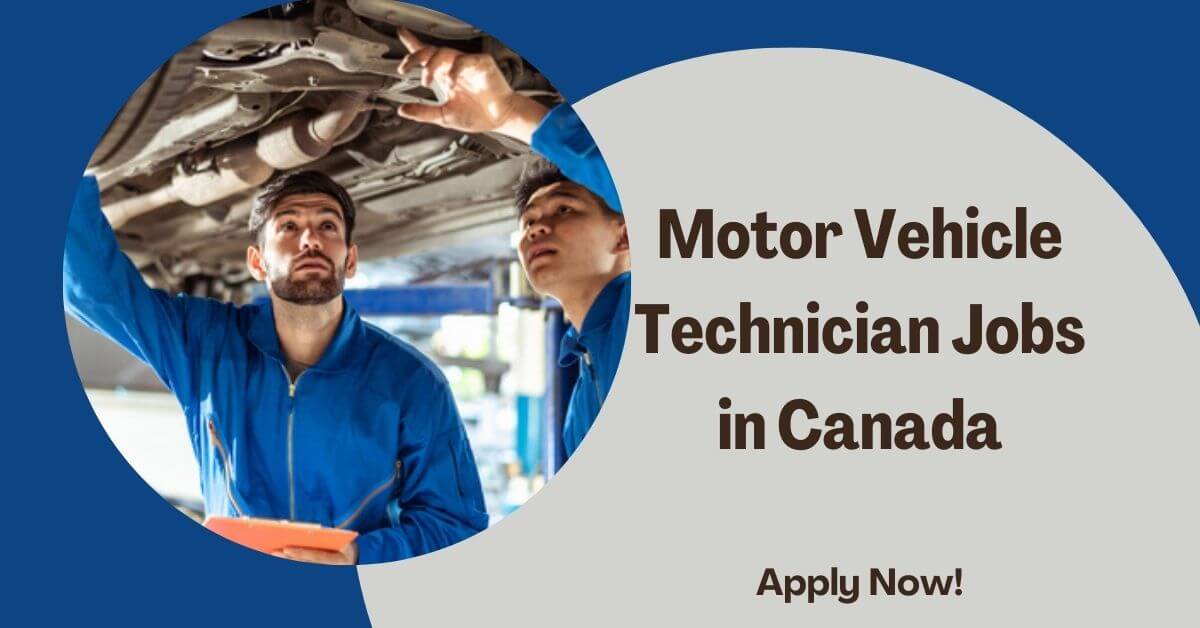 Motor Vehicle Technician Jobs in Canada