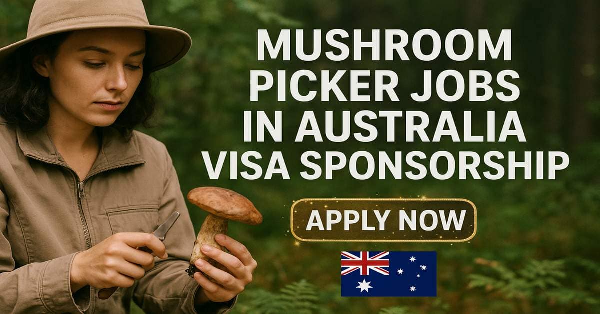 Mushroom Picker Jobs in Australia Visa Sponsorship