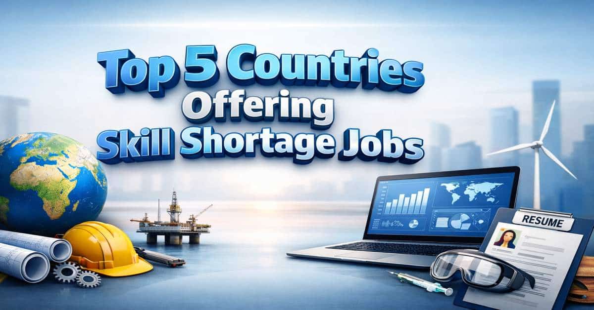 Top 5 Countries Offering Skill Shortage Jobs