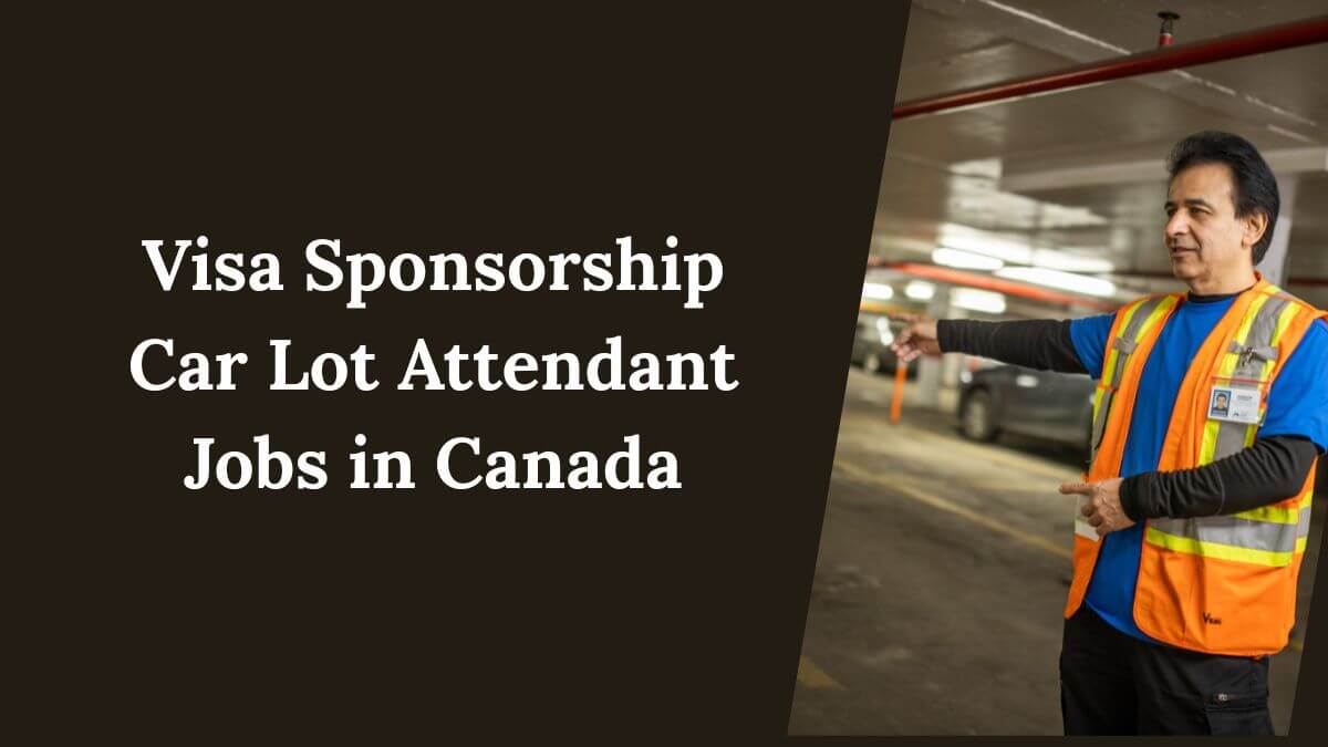Visa Sponsorship Car Lot Attendant Jobs in Canada