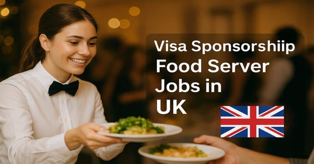 Visa Sponsorship Food Server Jobs in UK