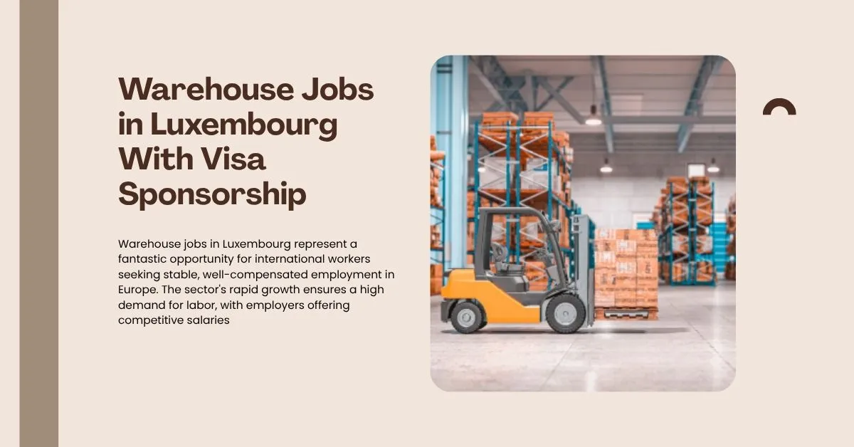 Warehouse Jobs in Luxembourg