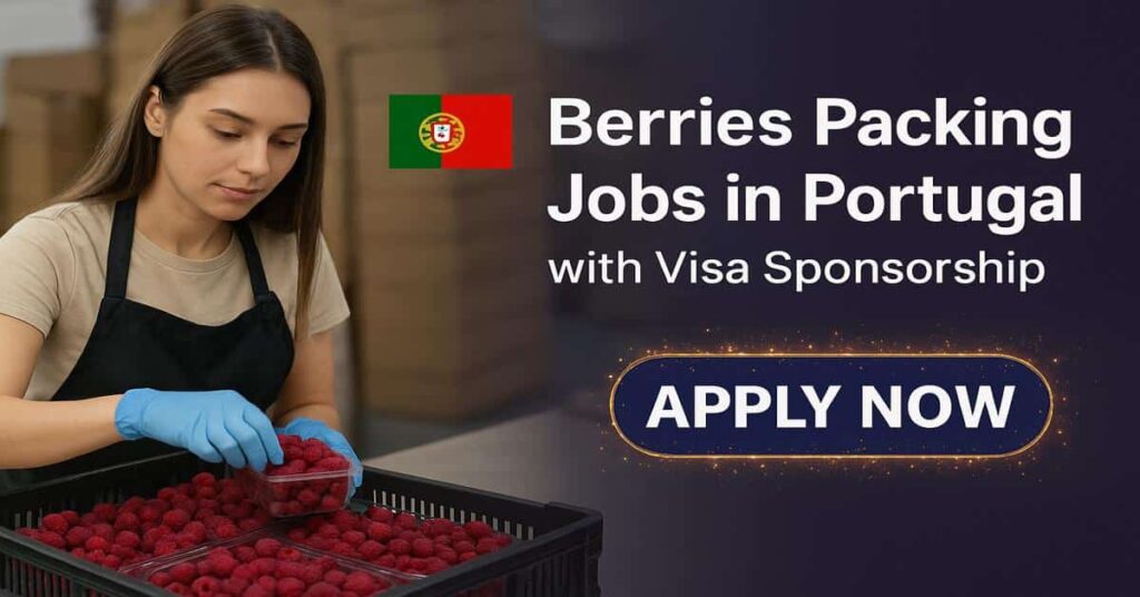 Berries Packing Jobs in Portugal with Visa Sponsorship