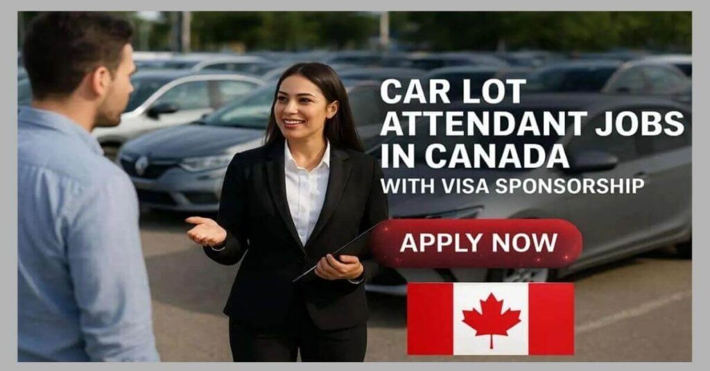 Car Lot Attendant Jobs in Canada with Visa Sponsorship