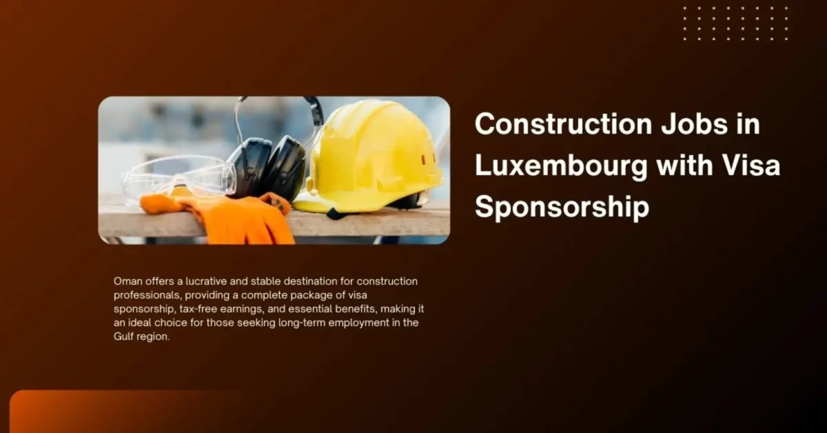 Construction Jobs in Luxembourg