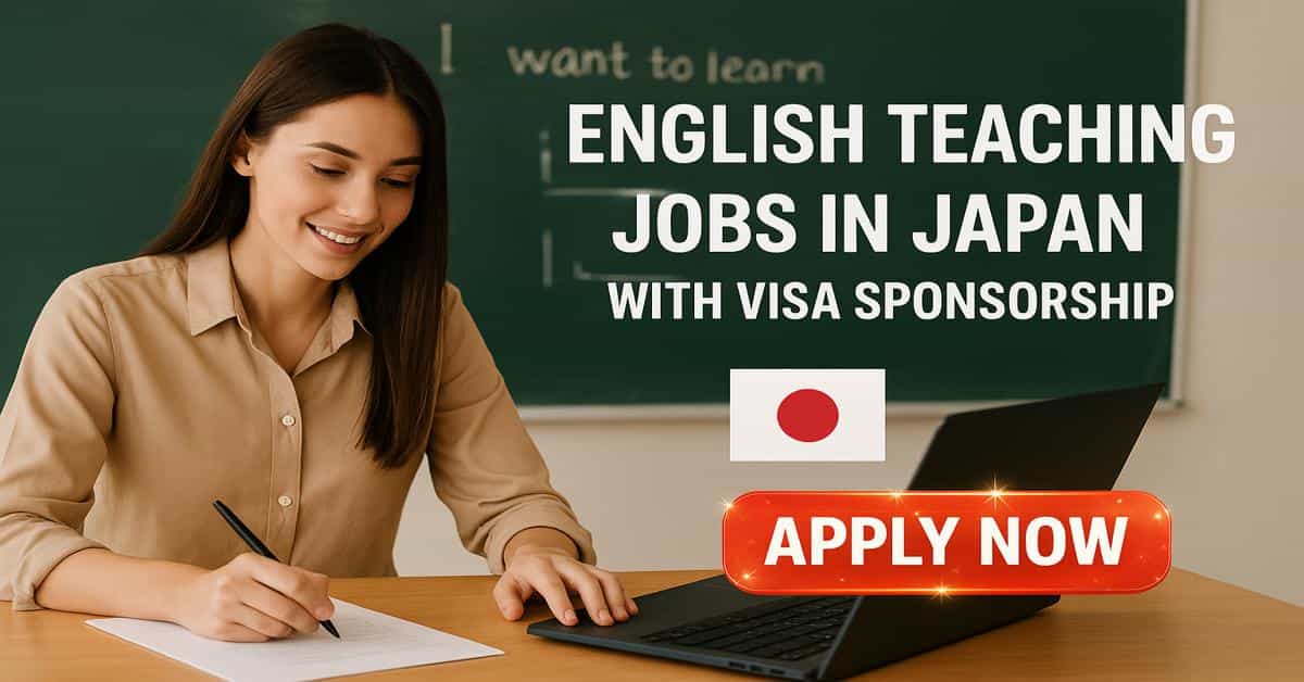 English Teaching Jobs in Japan with Visa Sponsorship