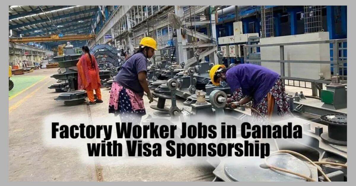 Factory Jobs in Canada Visa Sponsorship