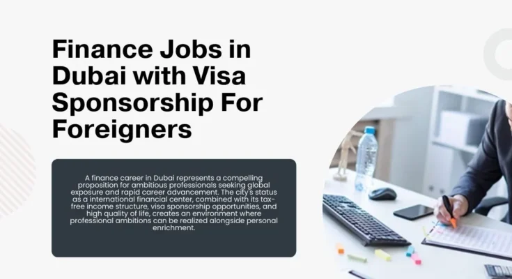 Finance Jobs in Dubai