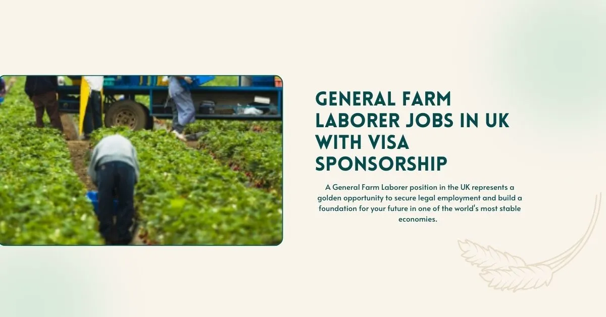 General Farm Laborer Jobs in UK