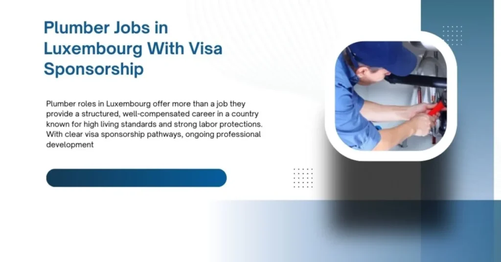 Plumber Jobs in Luxembourg