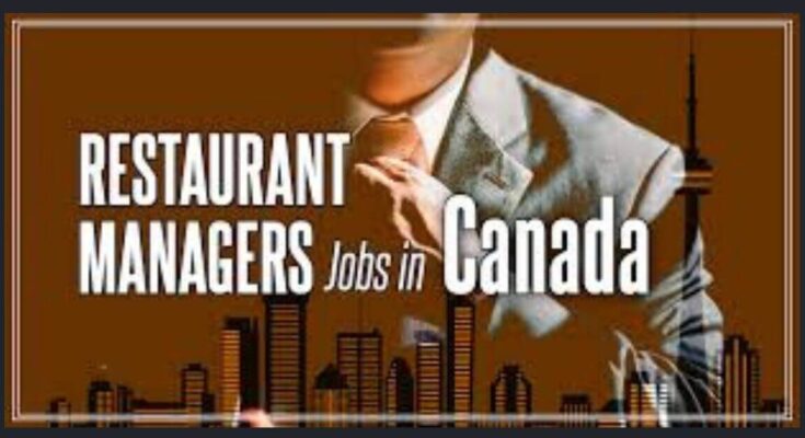 Restaurant Manager Jobs in Canada