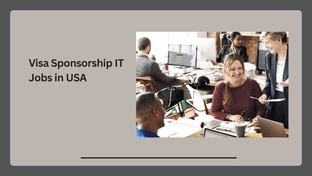 Visa Sponsorship IT Jobs in USA