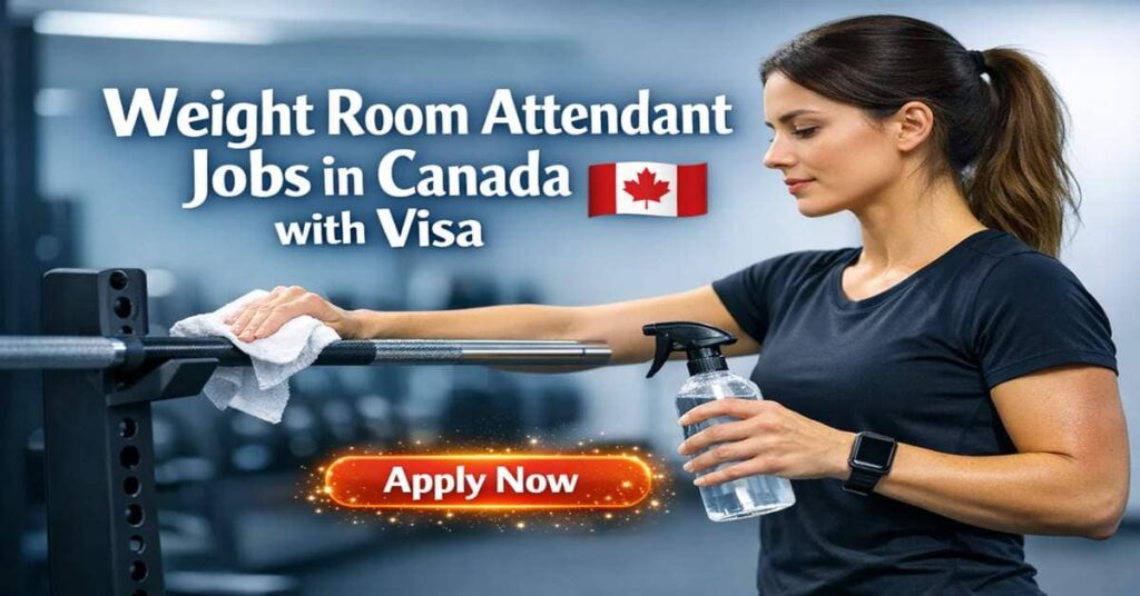 Weight Room Attendant Jobs in Canada with Visa