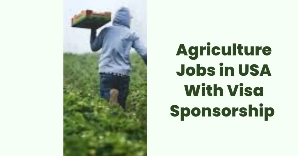 Agriculture Jobs in USA