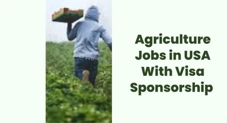 Agriculture Jobs in USA