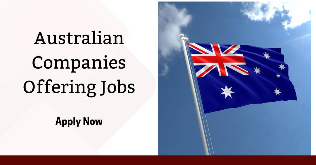 Australian Companies Offering Jobs