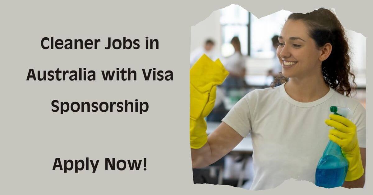 Cleaner Jobs in Australia with Visa Sponsorship
