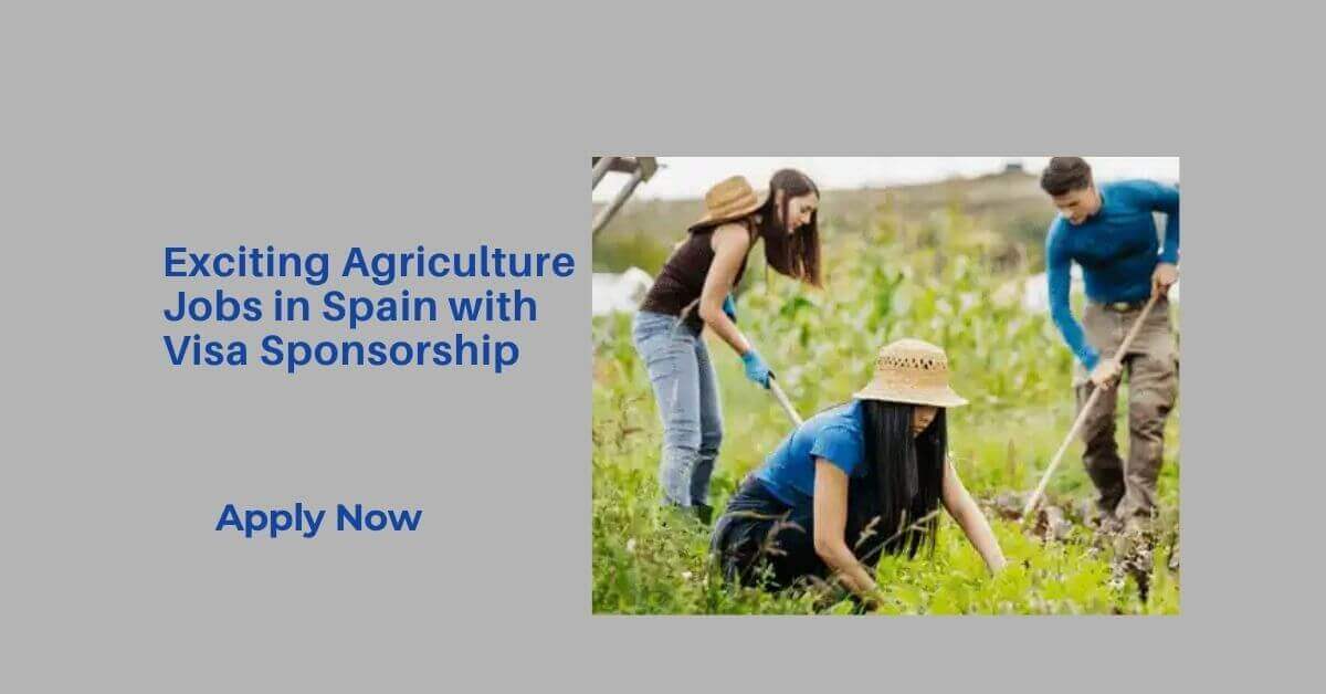 Exciting Agriculture Jobs in Spain with Visa Sponsorship