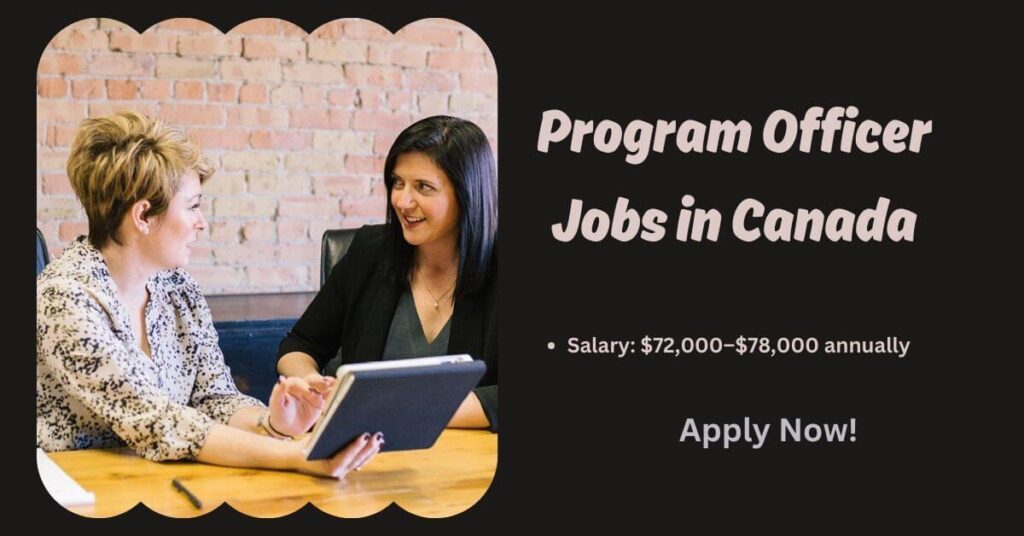 Program Officer Jobs in Canada