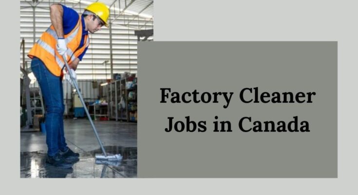 Factory Cleaner Jobs in Canada