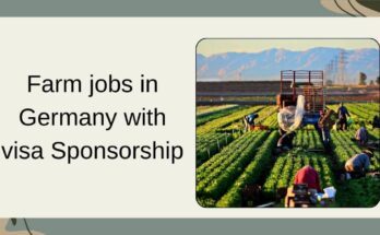 Farm jobs in Germany with visa Sponsorship