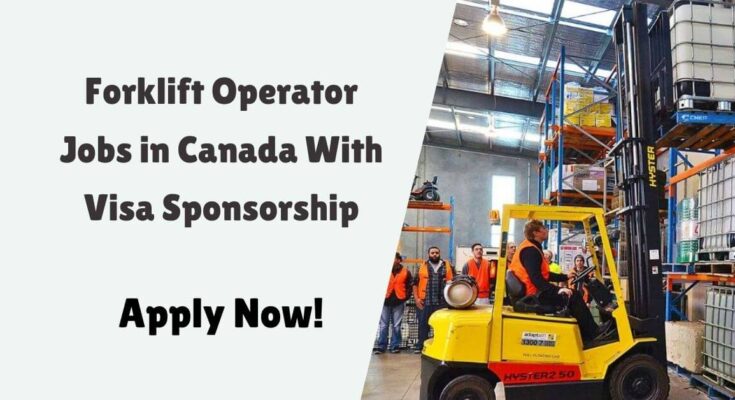 Forklift Operator Jobs in Canada With Visa Sponsorship