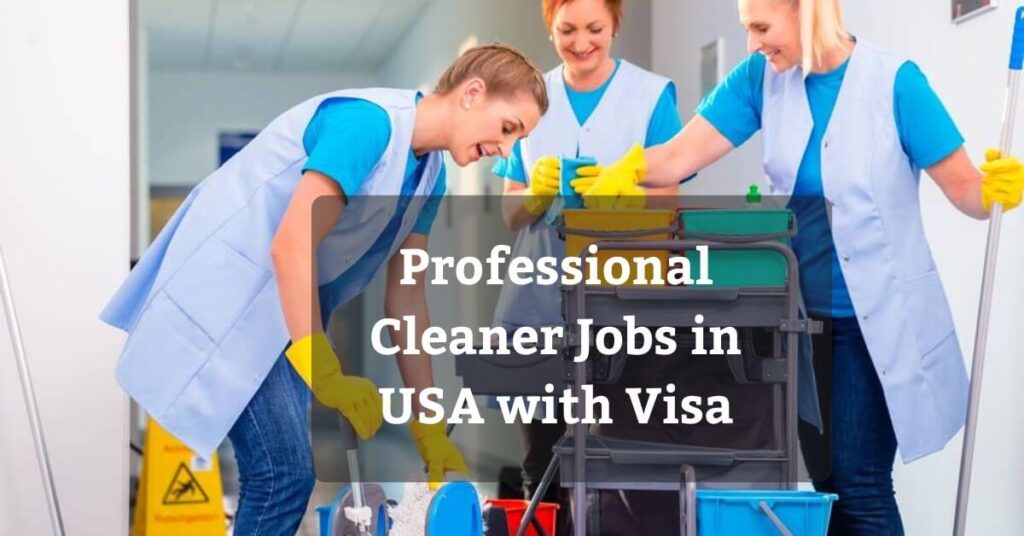 Professional Cleaner Jobs in USA with Visa