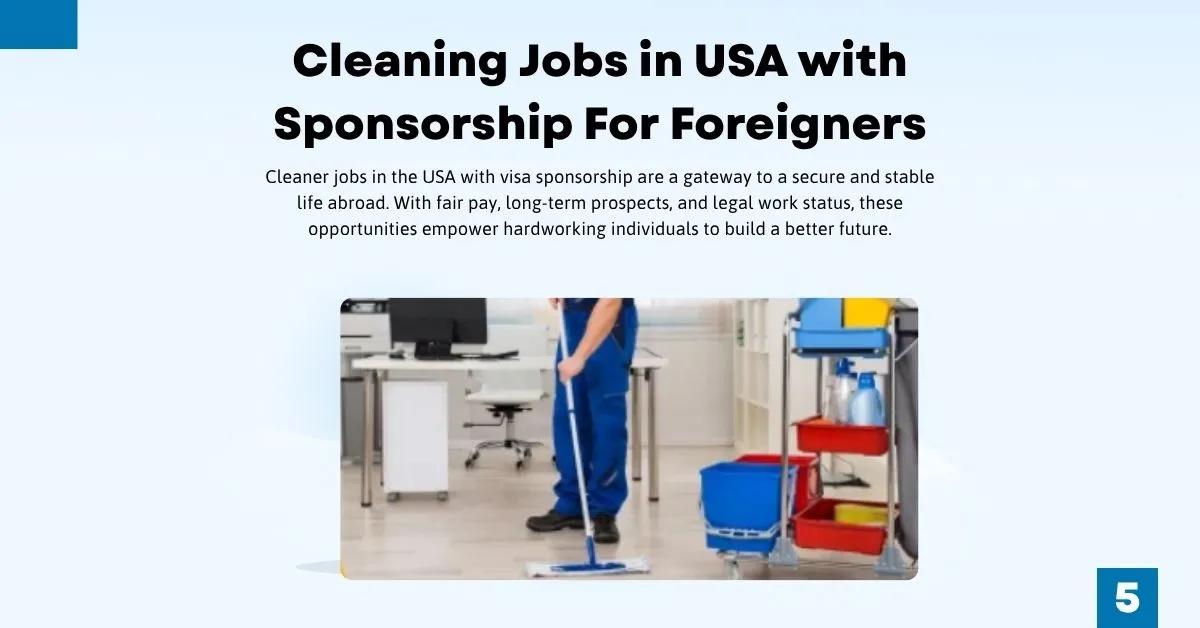 Cleaning Jobs in USA