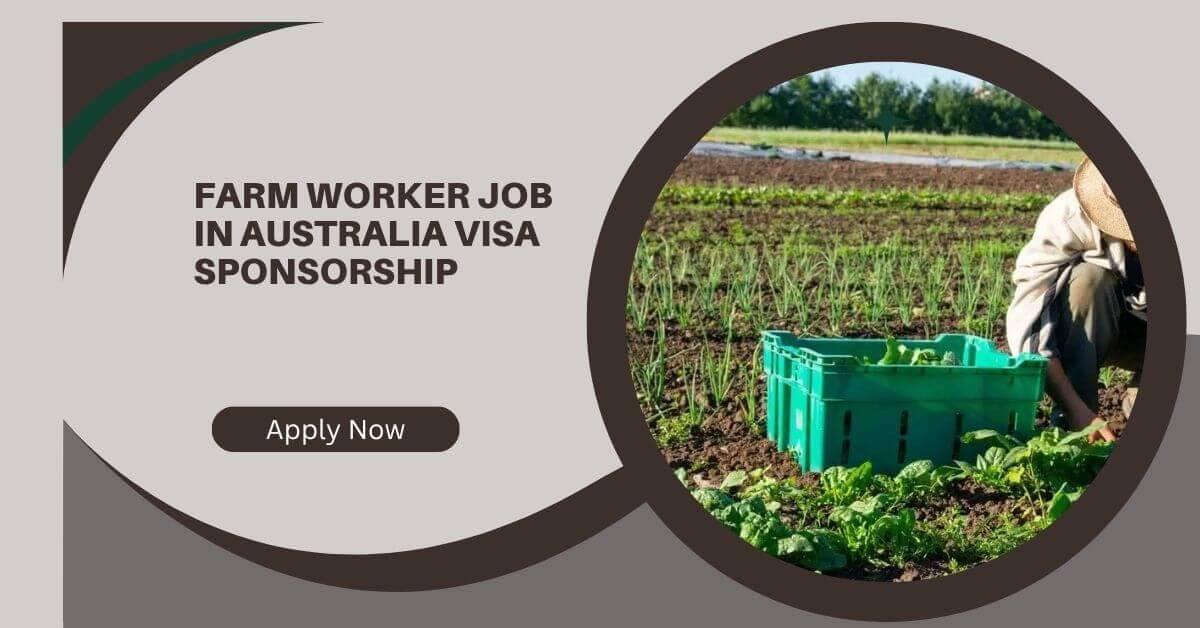 Farm Worker Job in Australia Visa Sponsorship