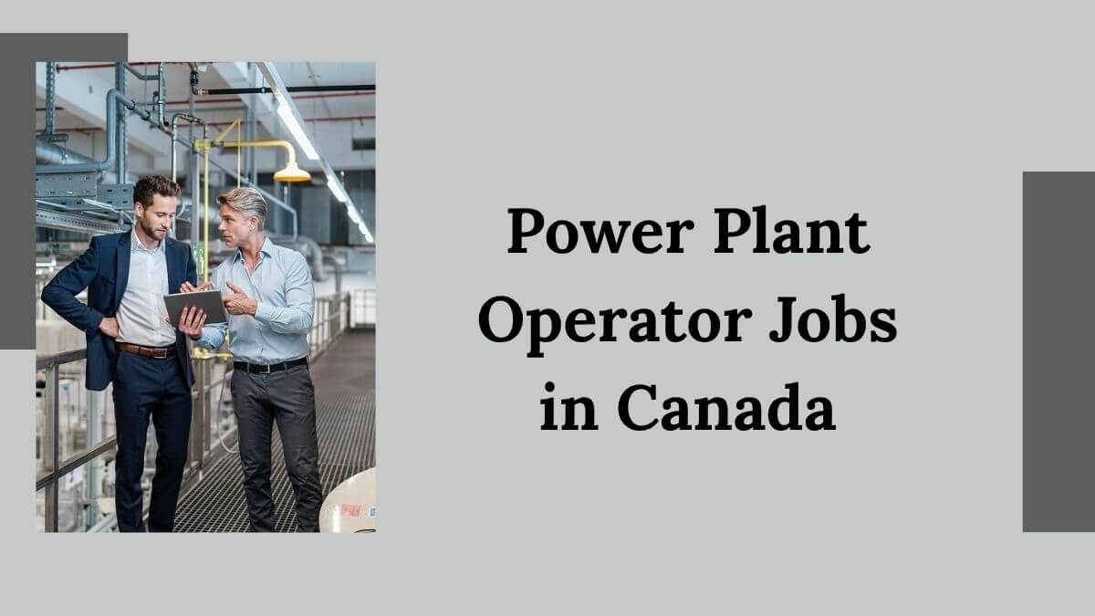 Power Plant Operator Jobs in Canada
