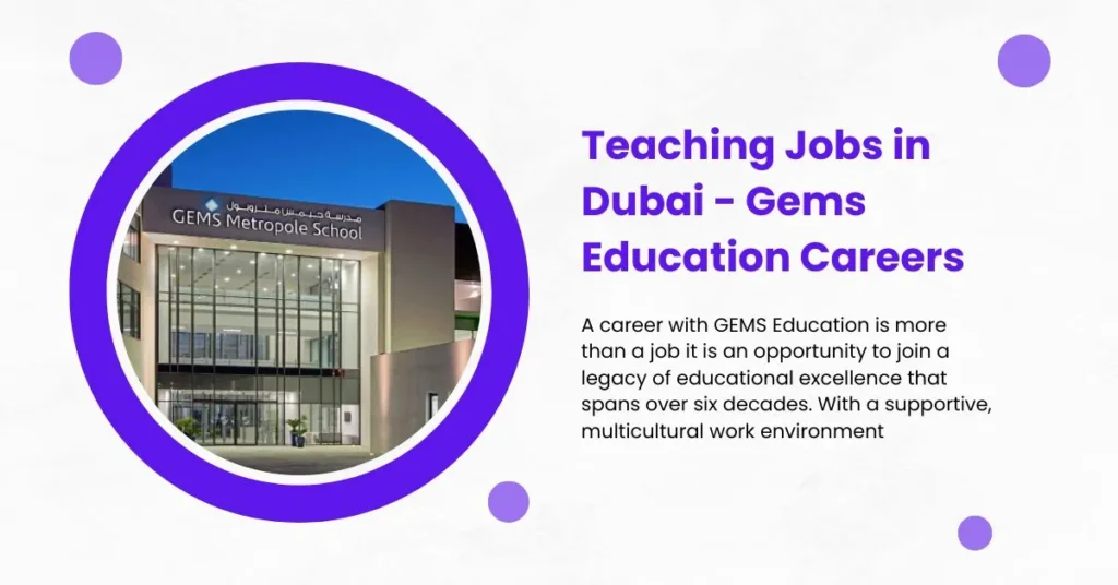 Teaching Jobs in Dubai