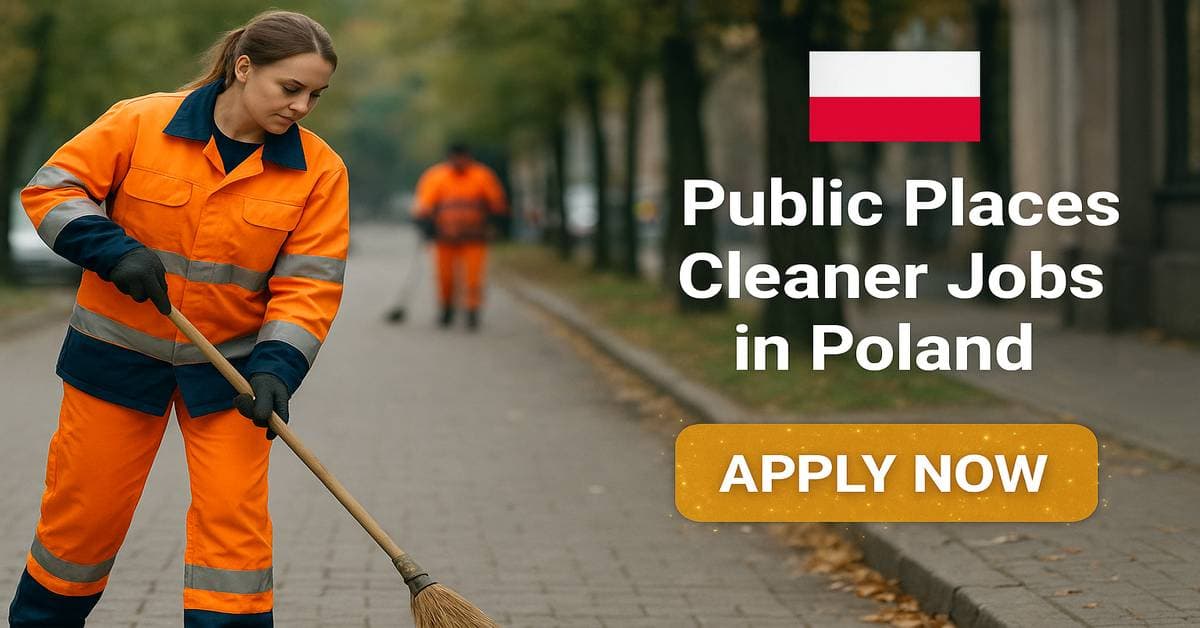Public Places Cleaner Jobs in Poland