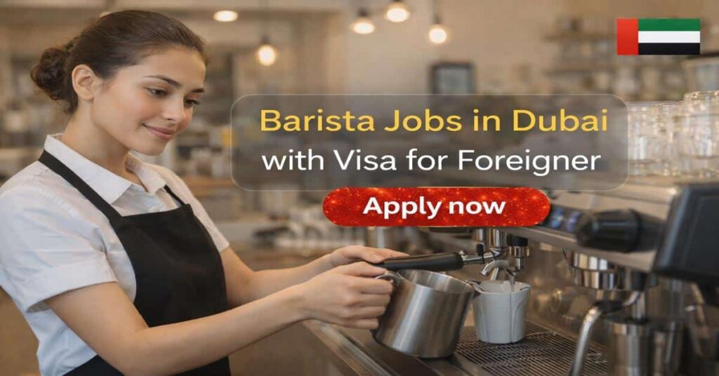 Barista Jobs in Dubai with Visa for Foreigner