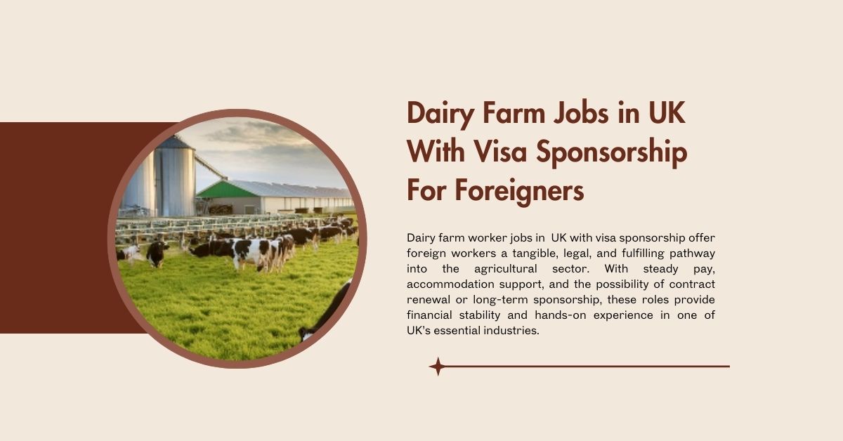Dairy Farm Jobs in UK