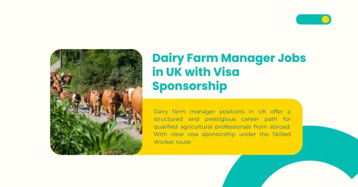 Dairy Farm Manager Jobs in UK
